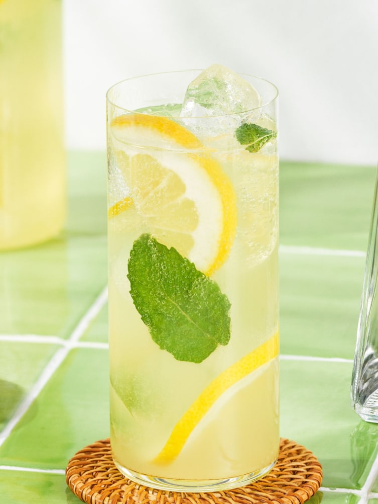Coconut Ginger Mint Lemonade
