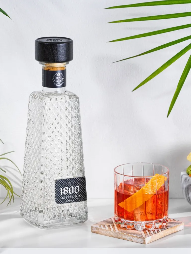 Coffee negroni recipe made with 1800® Cristalino Tequila
